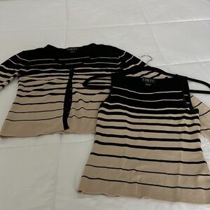 Finity two pieces Set Sweater and Top size s